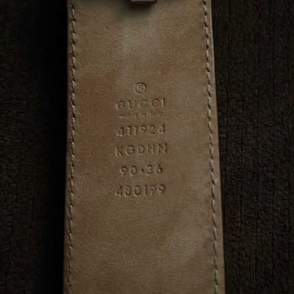 Gucci belt for sale. Does not fit my brother anymore. - Picture 3 of 4